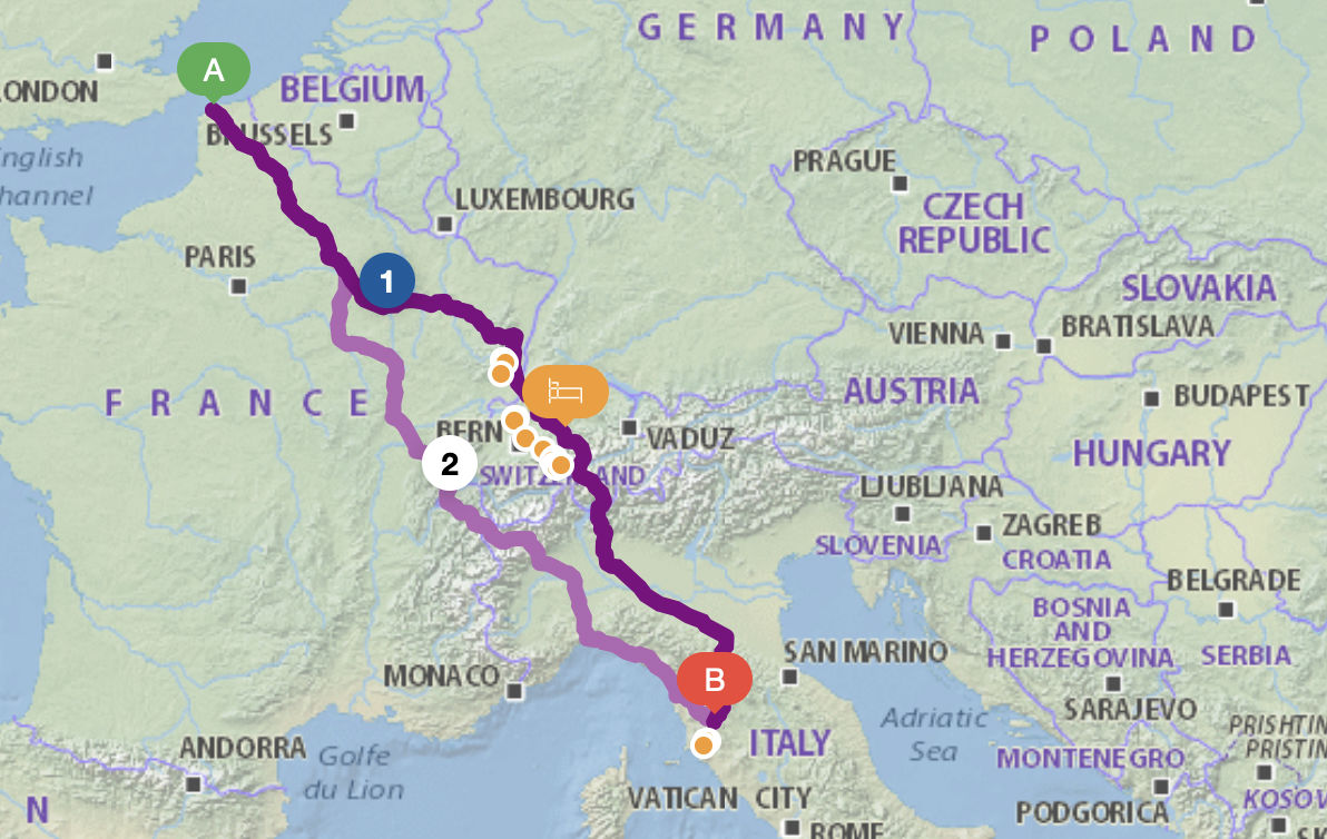 Driving from UK to Italy Routes and tips